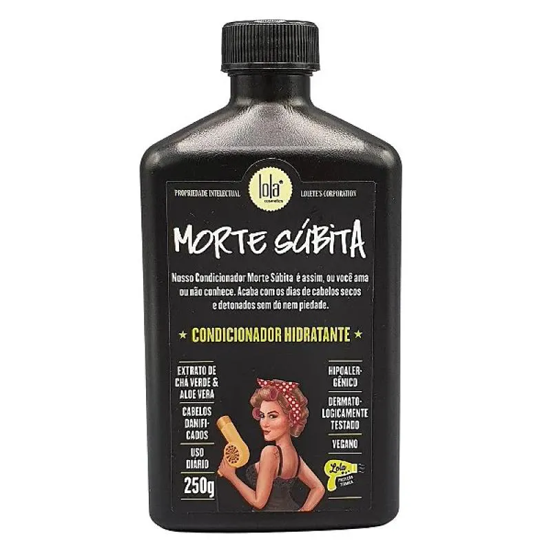 Condicionador Vegano Lola Cosmetics Morte Súbita Hidratação Profunda 250ml