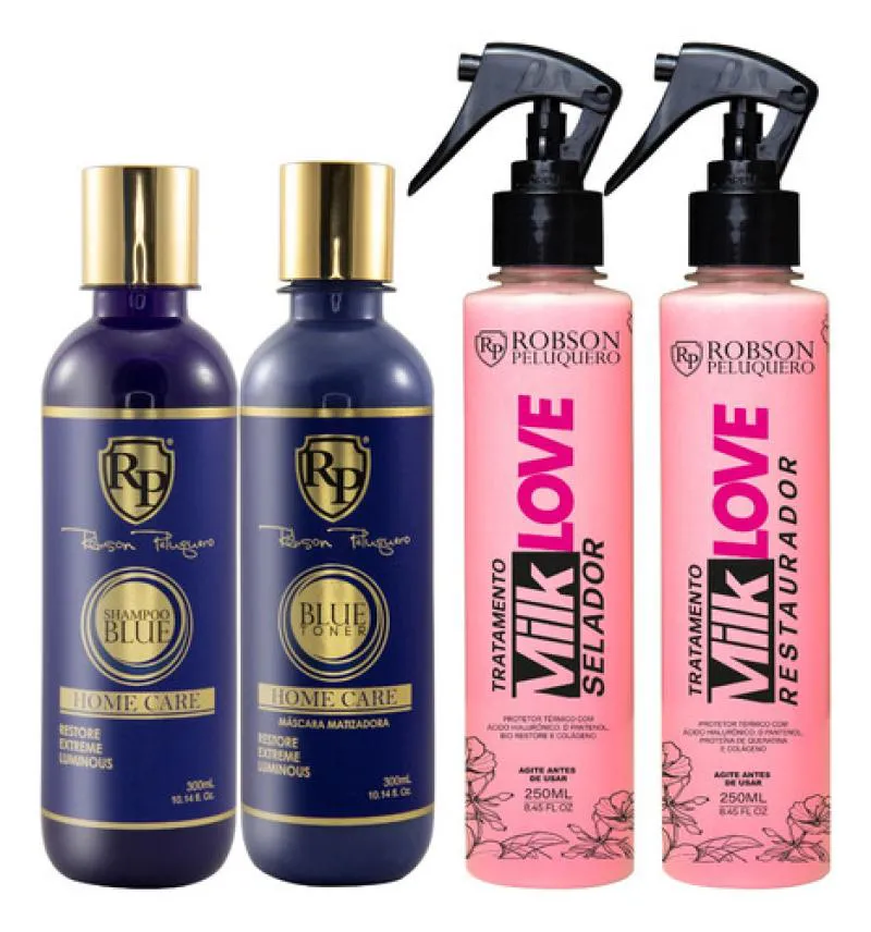 KIT MATIZADOR HOME CARE BLUE + KIT MILK LOVE