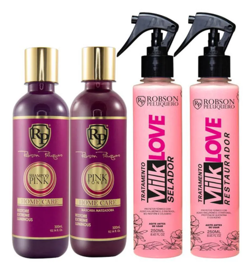 KIT MATIZADOR HOME CARE PINK + KIT MILK LOVE