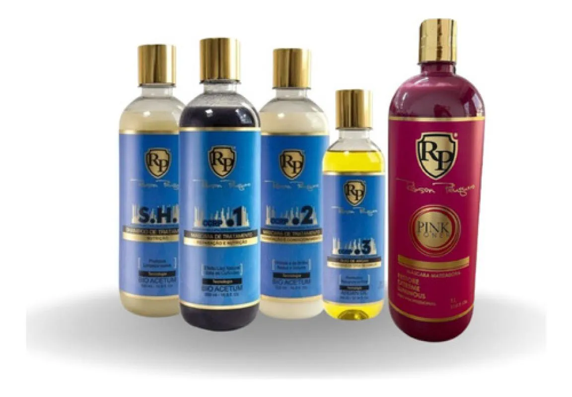KIT CCRP ROBSON PELUQUERO 4 PRODUTOS + MATIZADOR PINK 1LITRO
