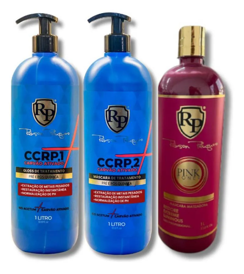 CCRP CARVãO ATIVADO 1LT + MATIZADOR PINK 1LT RP