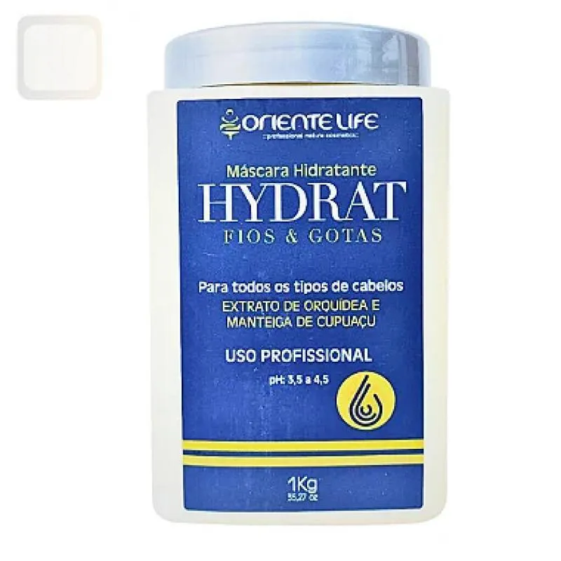 HYDRAT MáSCARA HIDRATANTE CABELOS ORIENTE LIFE 1 KG