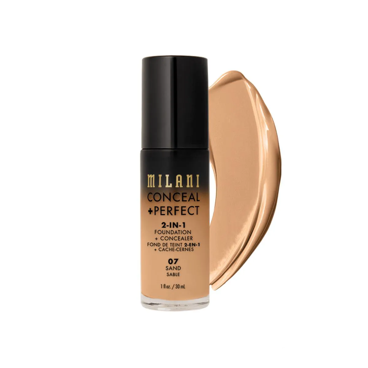 MILANI CONCEAL + PERFECT 2 EM 1 - BASE LíQUIDA 30ML 07 Sand