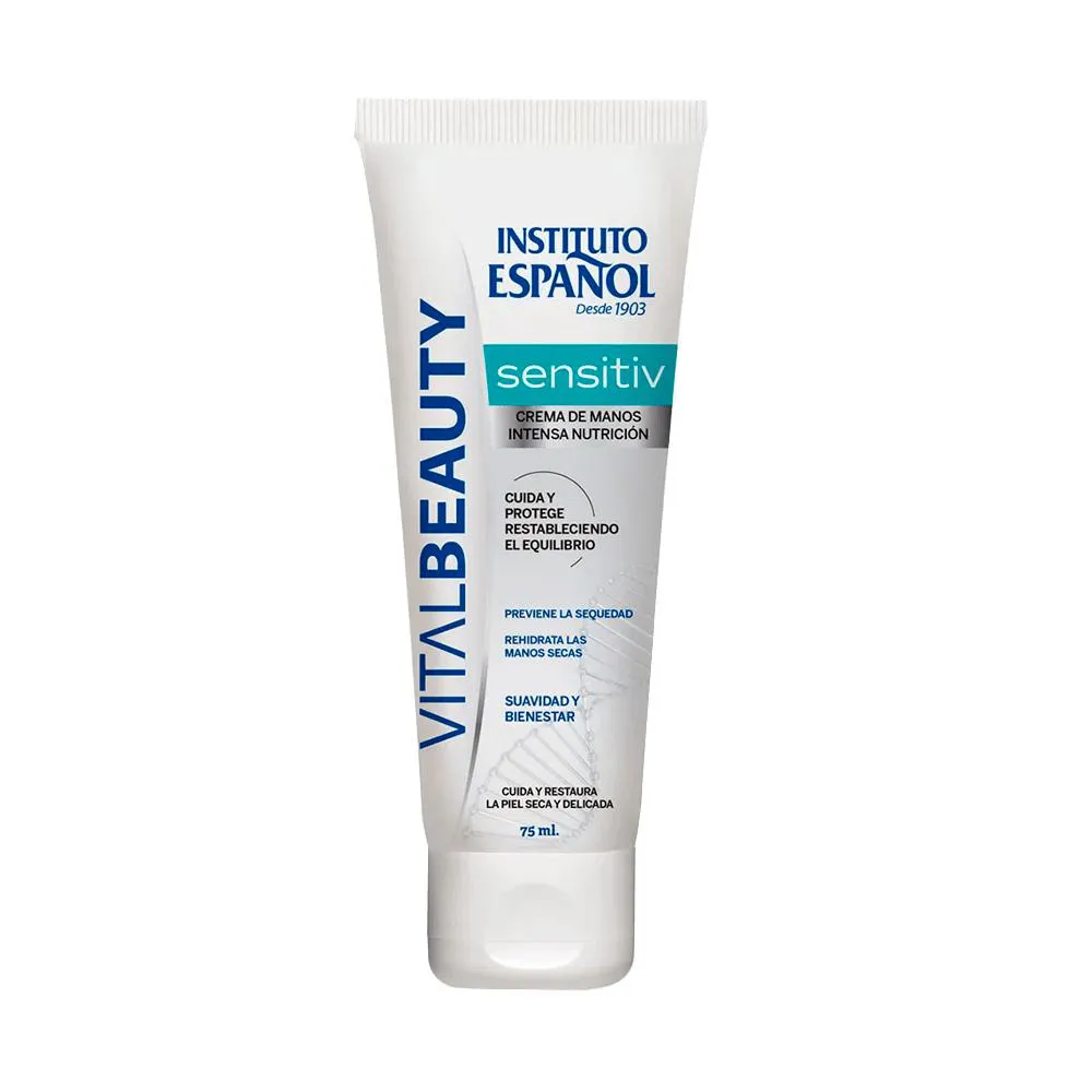 Vital Beauty Instituto Español Sensitiv Intensa Nutrición - Creme Para Mãos 75Ml