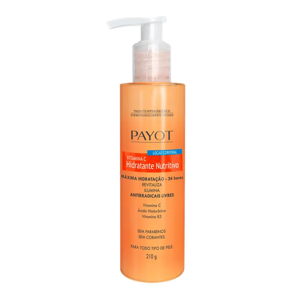 Payot Vitamina C Nutritivo - Loção Hidratante Corporal 210g 210ml
