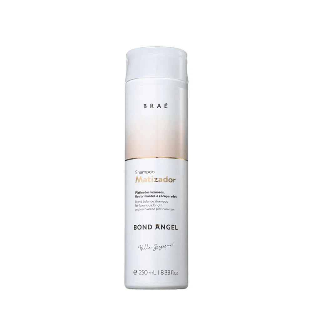 Shampoo Matizador Braé Bond Angel Neutraliza Amarelado 250ml
