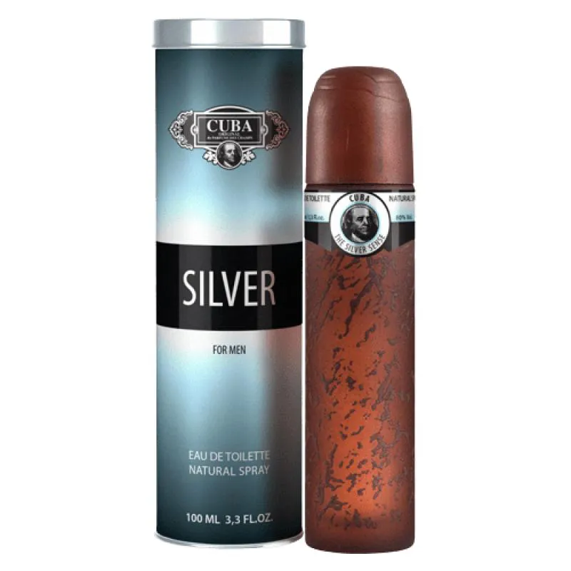 Silver Cuba Eau de Toilette - Perfume Masculino 100ml