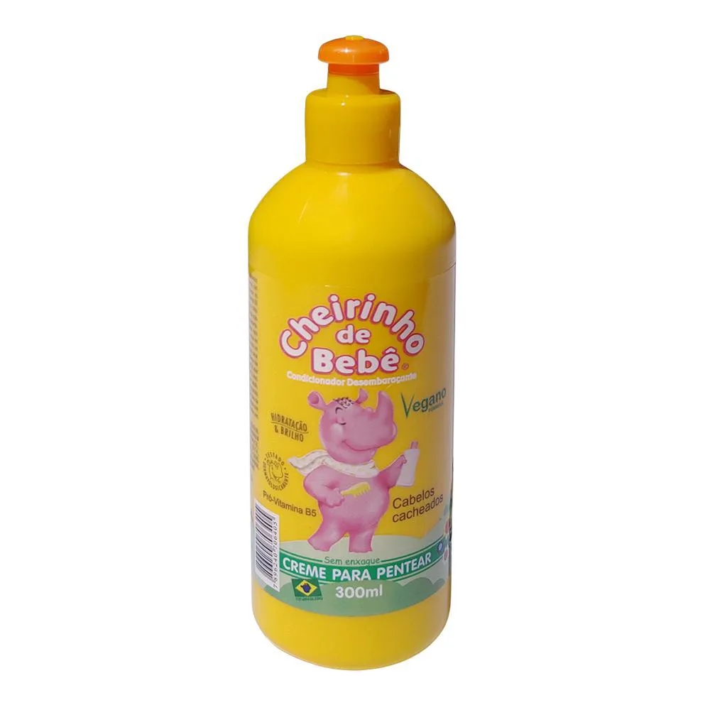 CREME PARA PENTEAR CAB. CACHEADOS CHEIRINHO DE BEBê  300ML  SEM ENXAGUE