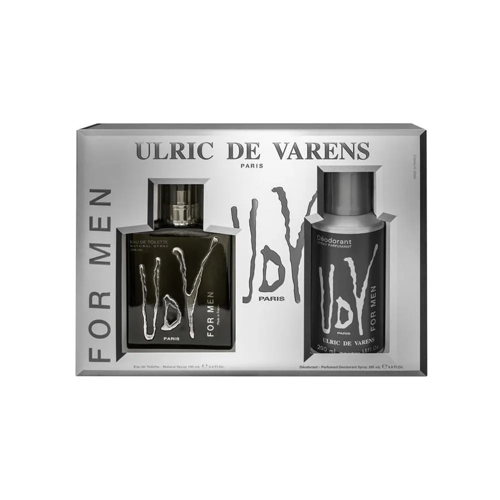 Kit UDV Ulric de Varens Masculino Eau de Toilette 100ml + Desodorante 200ml 