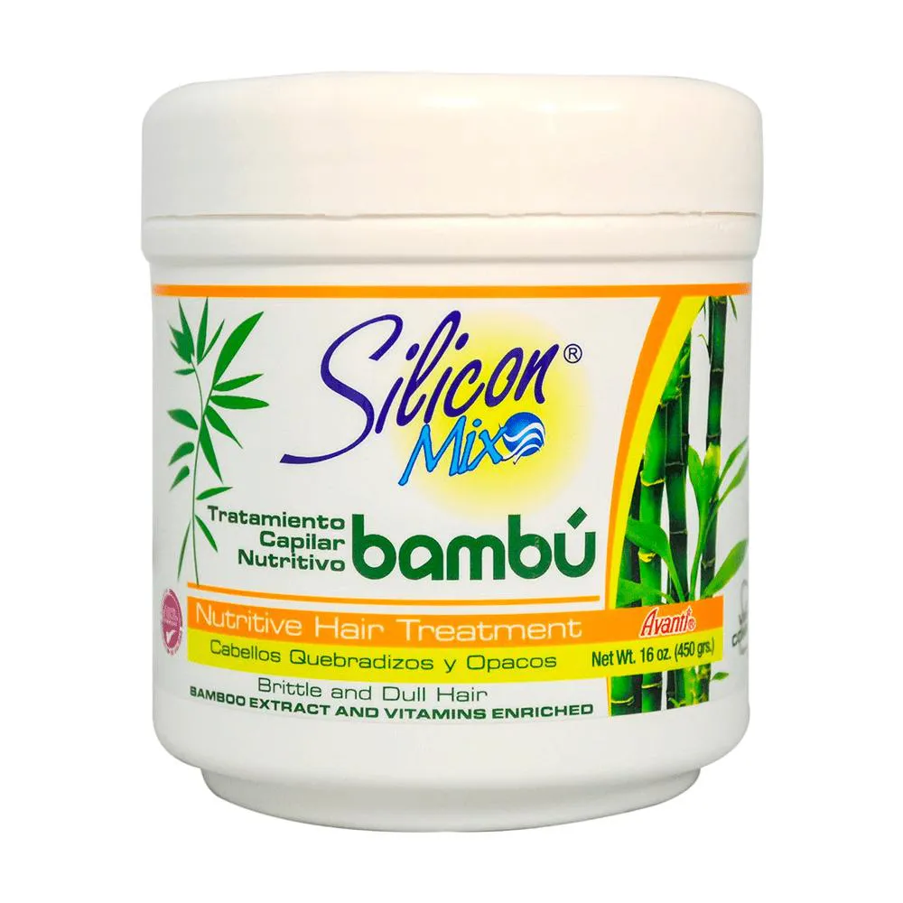 SILICON MIX BAMBU - MáSCARA DE TRATAMENTO CAPILAR NUTRITIVO 450G
