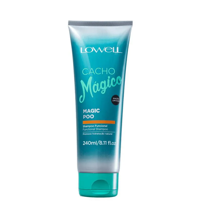Shampoo Lowell Cacho Mágico Sem Sulfato 240ml