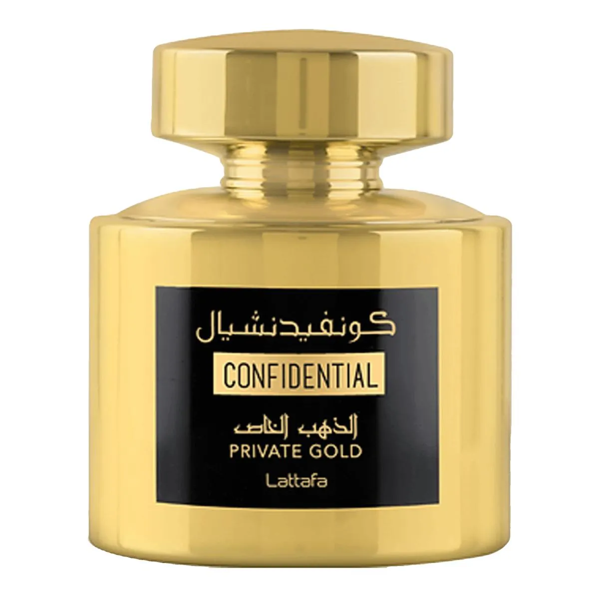 Confidential Private Gold Lattafa Eau De Parfum 100ml - Perfume Unissex