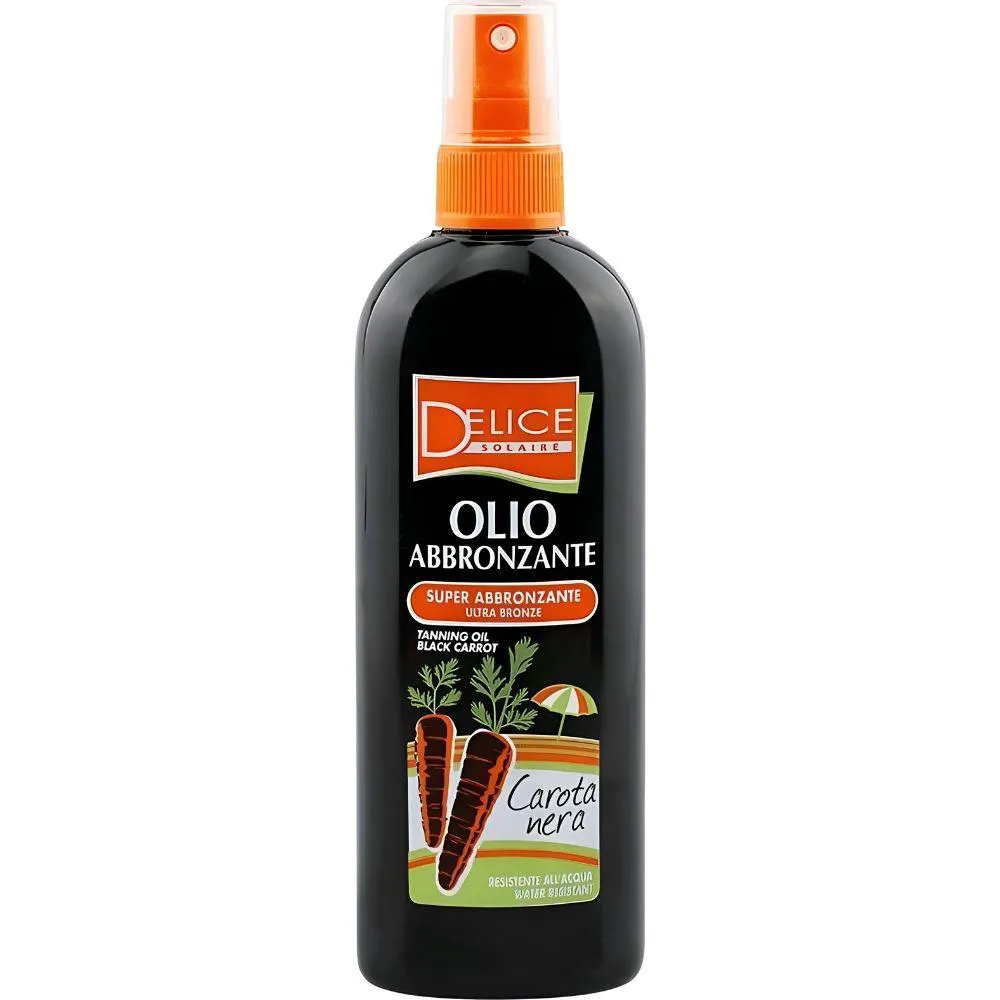 DELICE SOLAIRE OLIO ABBRONZANTE BLACK CARROT SPRAY - ÓLEO BRONZEADOR 150ML