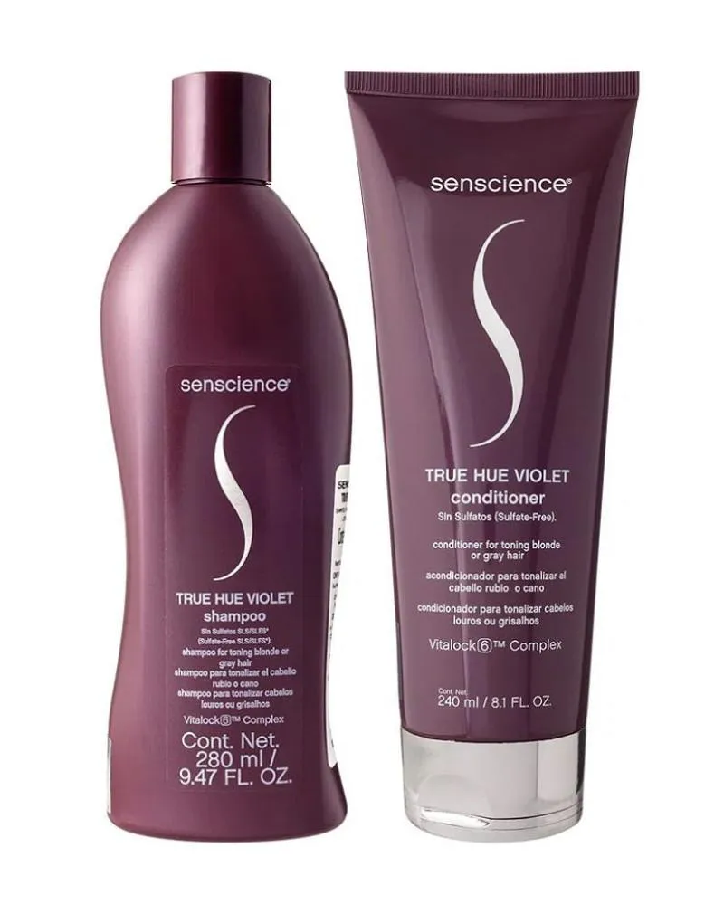 KIT SENSCIENCE TRUE HUE SHAMPOO 280ML + CONDICIONADOR 240ML