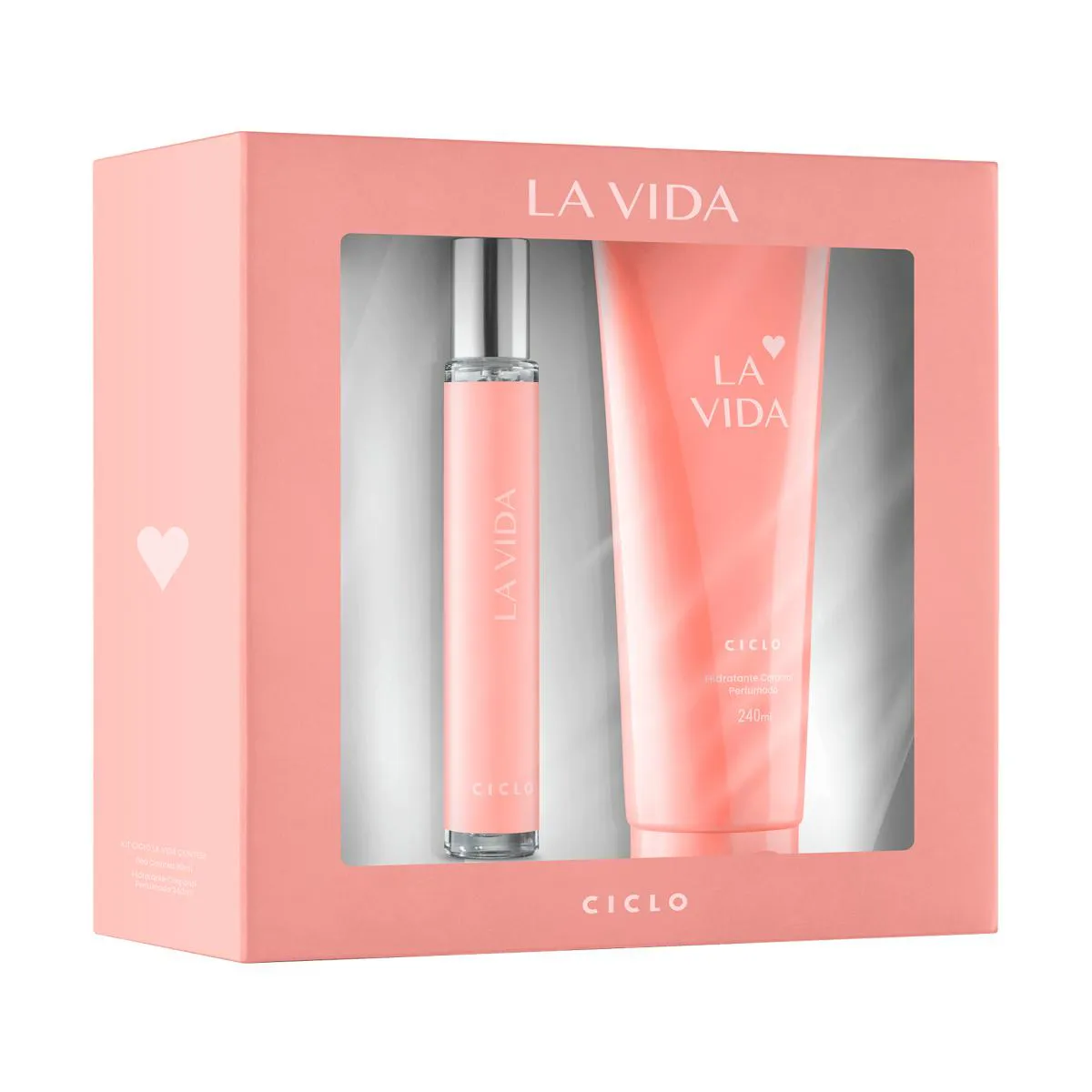 KIT CICLO LA VIDA - DEO COLôNIA 30ML + LOçãO HIDRATANTE 240ML