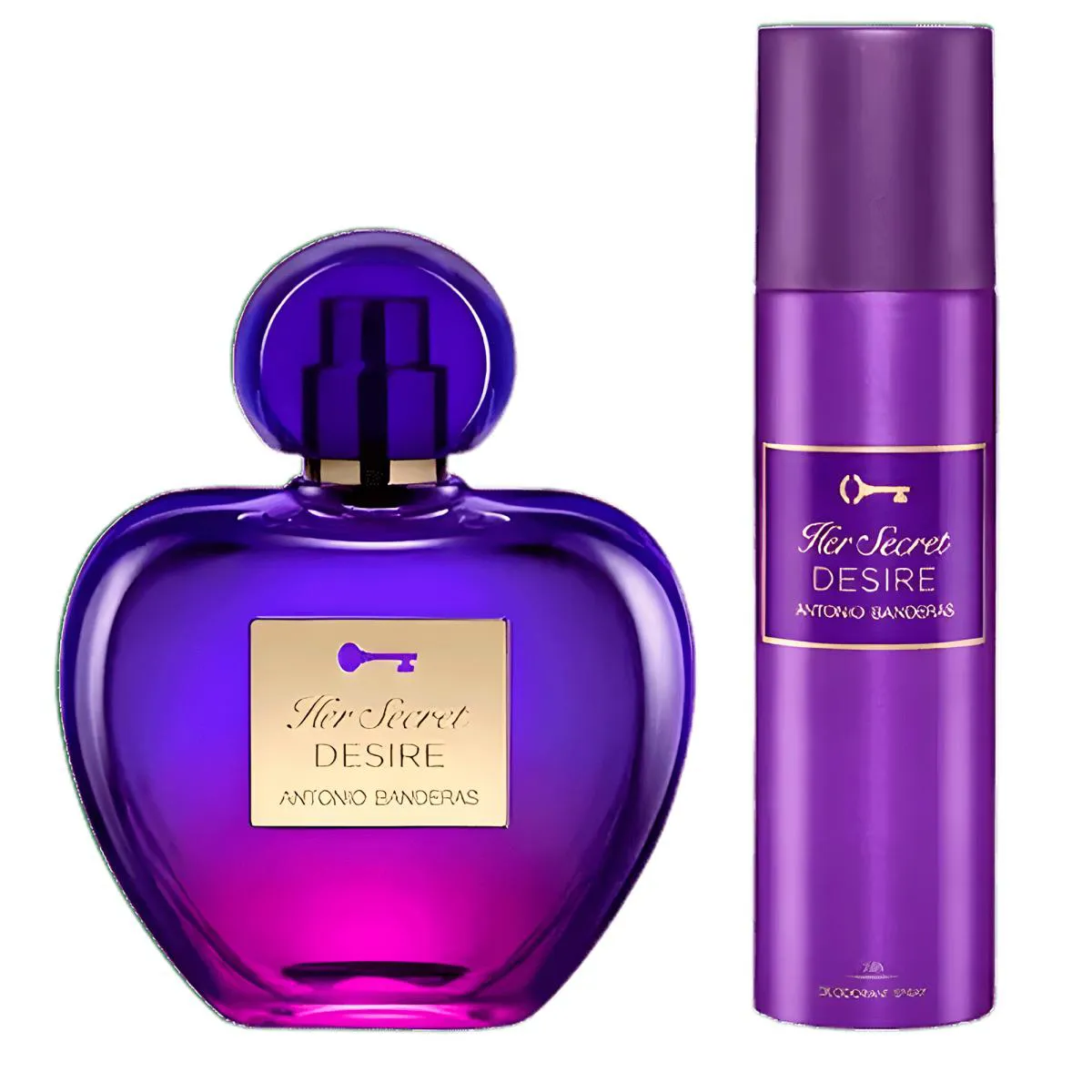 Kit Her Secret Desire Antonio Banderas Feminino Eau de Toilette 80ml + Desodorante 150ml