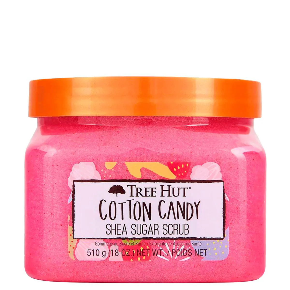 TREE HUT COTTON CANDY SHEA SUGAR SCRUB - ESFOLIANTE 510G