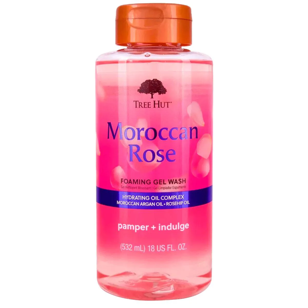 TREE HUT MOROCCAN ROSE - GEL DE LAVAGEM ESPUMANTE 532ML