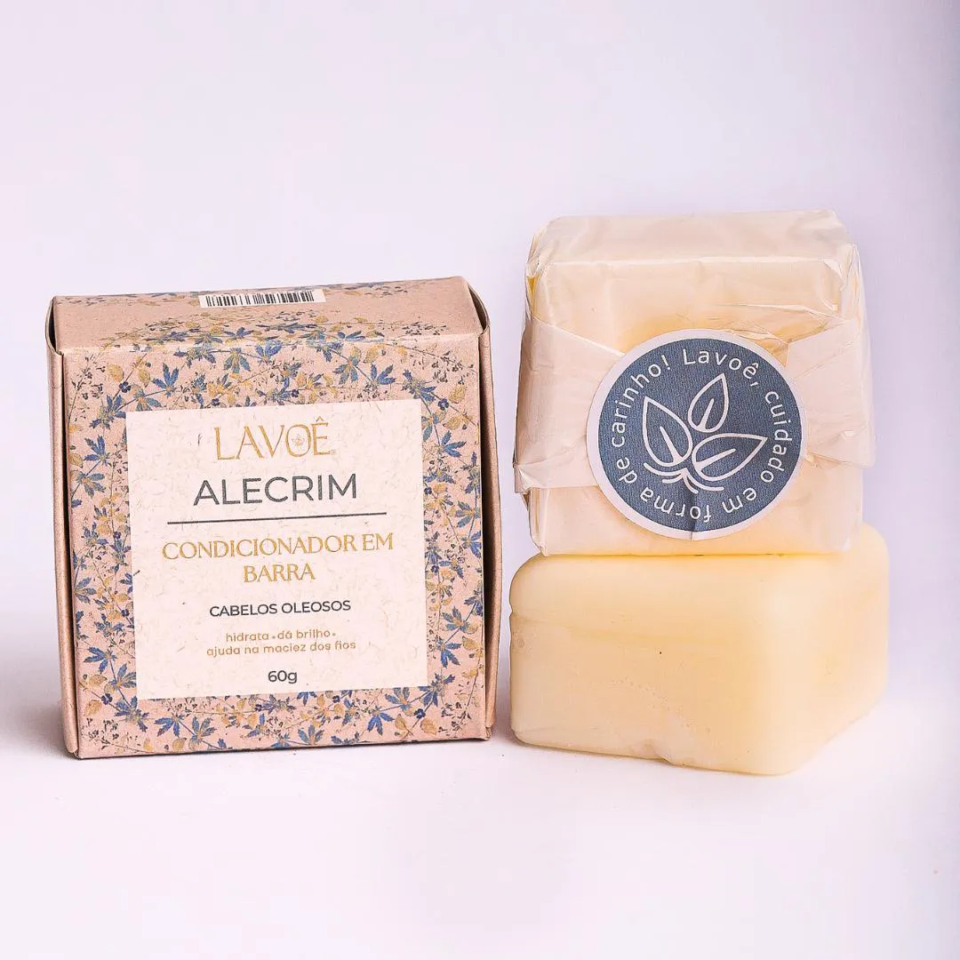 CONDICIONADOR DE ALECRIM EM BARRA LAVOÊ 60GR