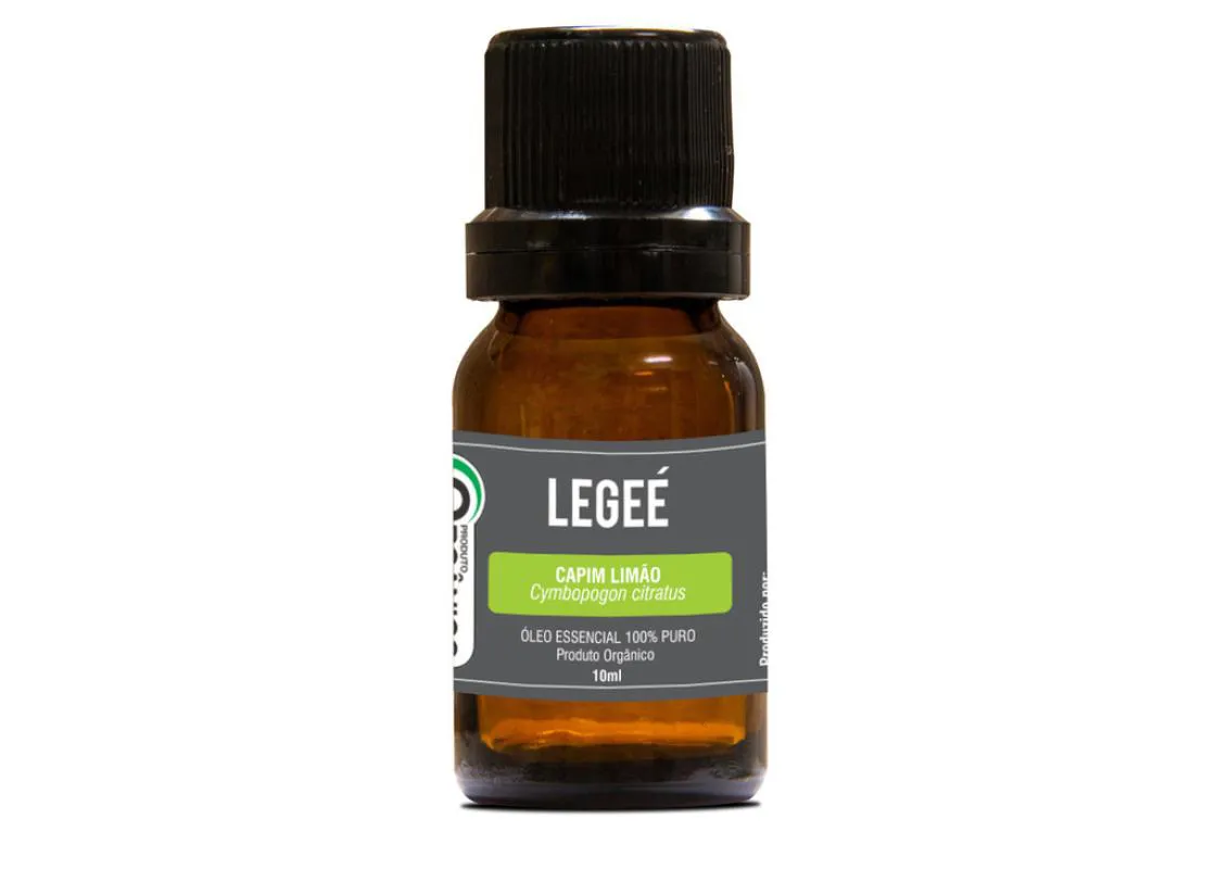 ÓLEO ESSENCIAL DE CAPIM LIMãO (CYMBOPOGON CITRATUS) ORGÂNICO - 10ML