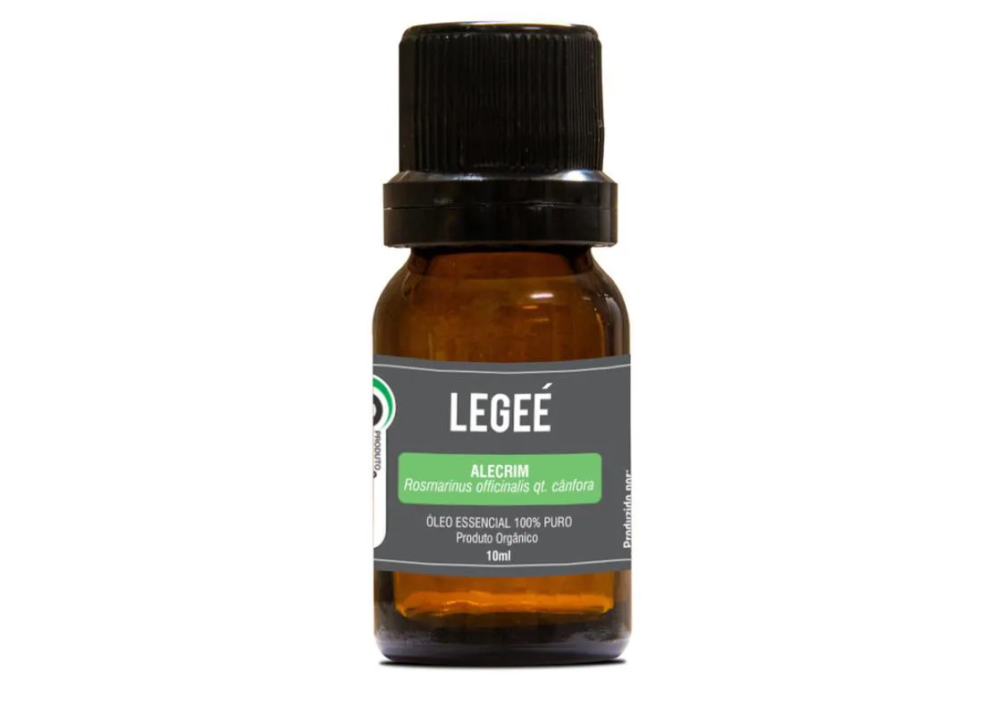 ÓLEO ESSENCIAL DE ALECRIM (ROSMARINUS OFFICINALIS QT CâNFORA) ORGÂNICO - 10ML
