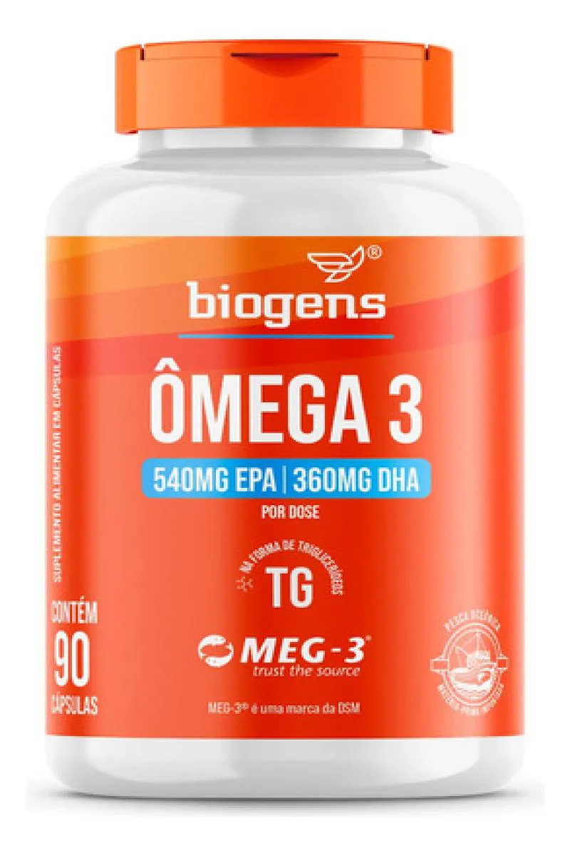 ÔMEGA 3 TG MEG-3 90 CAPS BIOGENS Neutro