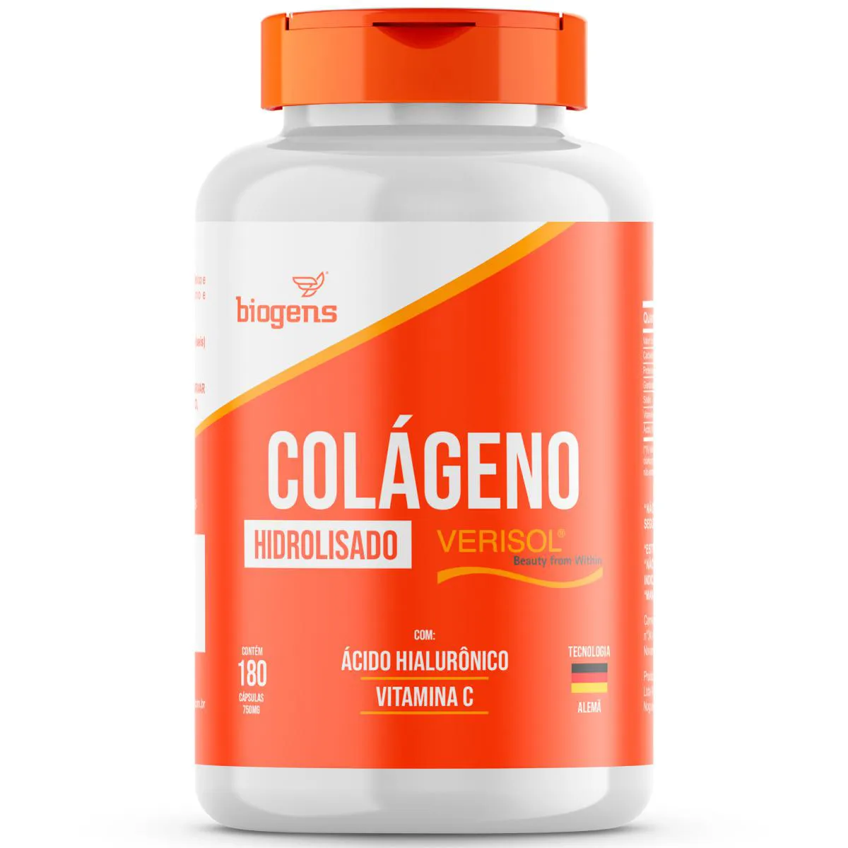 BIOGENS COLAGENO VERISOL ACIDO HIALURONICO 180 CAPS