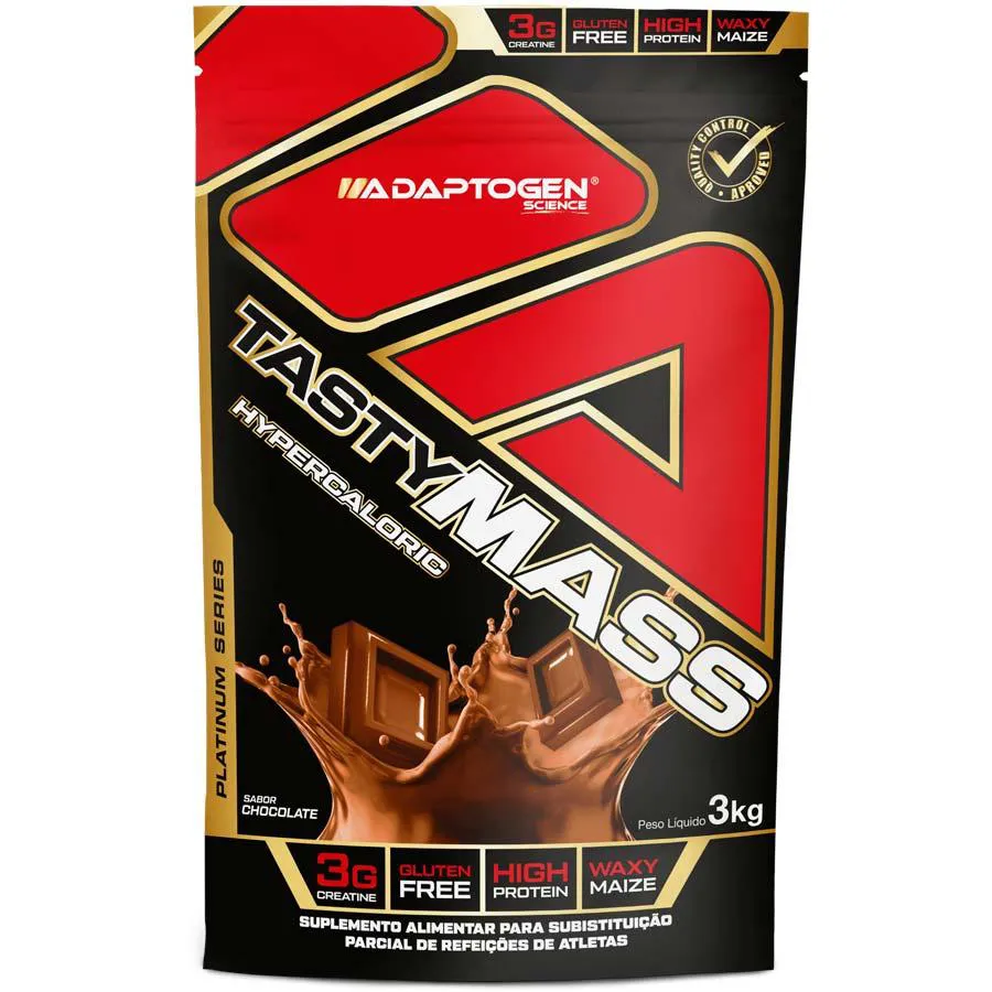 TASTY MASS HIPERCALORIC (3KG) ADAPTOGEN - CHOCOLATE