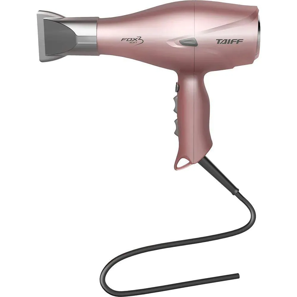 SECADOR DE CABELO TAIFF FOX ÍON 3 2 VELOCIDADES ROSE - 2200W