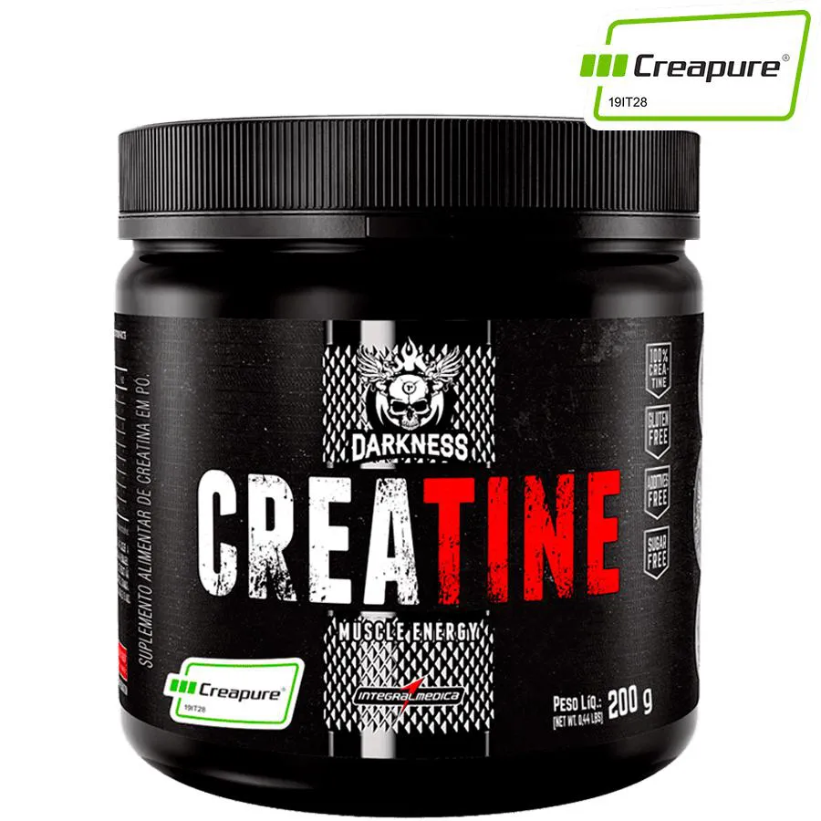 CREATINA CREAPURE MUSCLE ENERGY 200G INTEGRALMEDICA DARKNESS