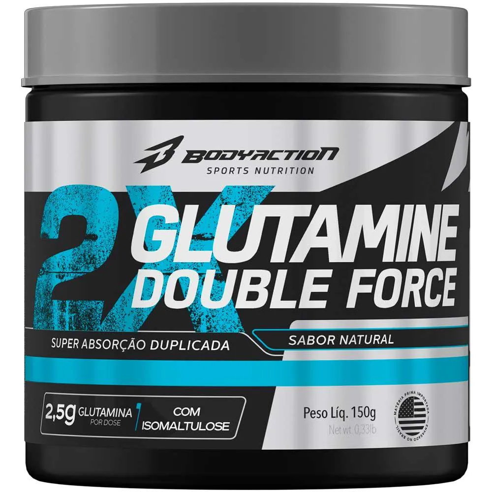 GLUTAMINA 2500MG POR DOSE COM ISOMALTULOSE 150G BODY ACTION