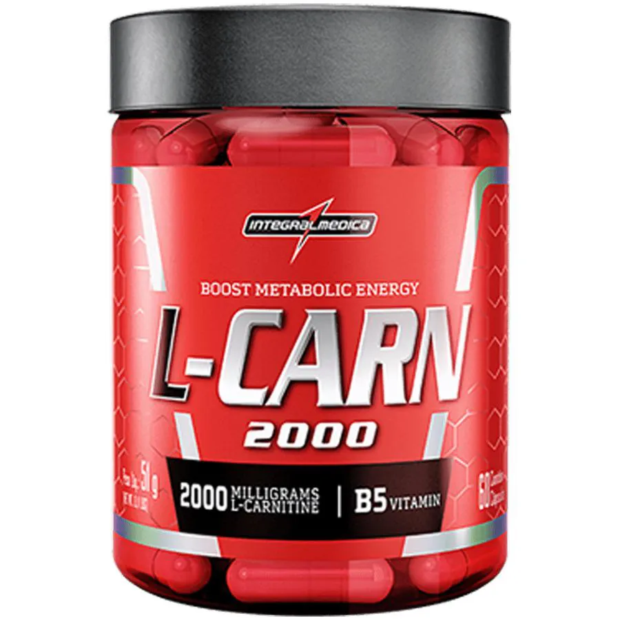 L-CARNITINA 2000MG COM 60 CáPSULAS INTEGRALMEDICA