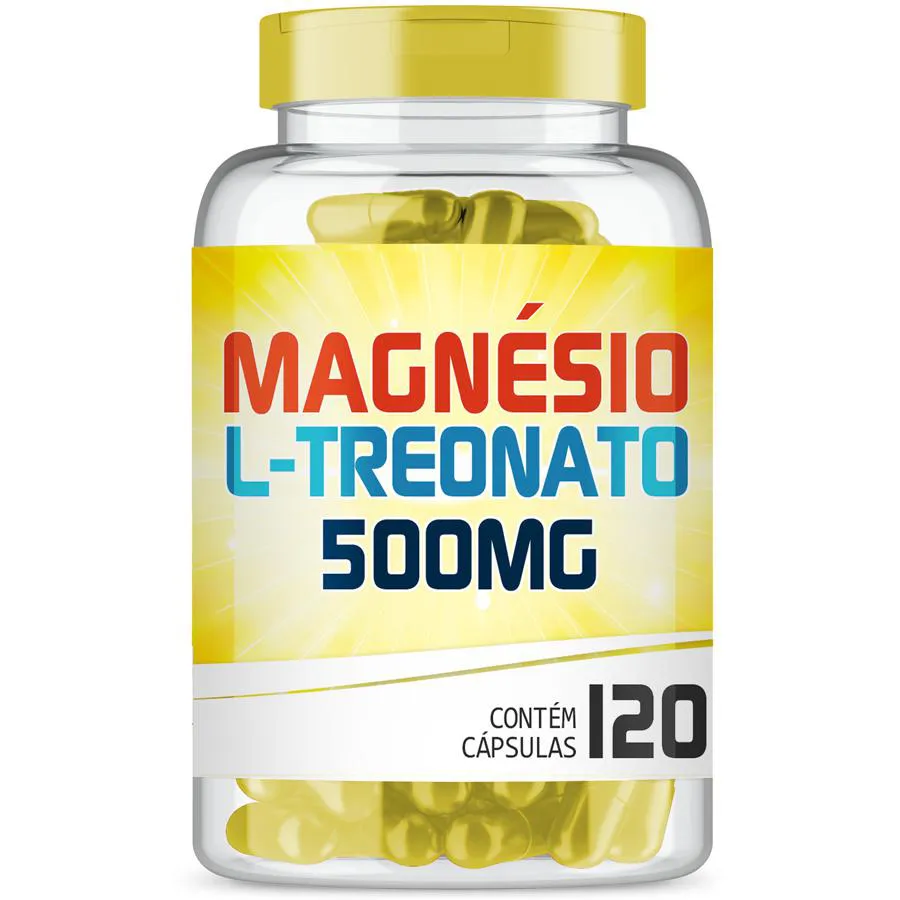 Magnésio L-Treonato 500mg UP Sports Nutrition 120 Cápsulas