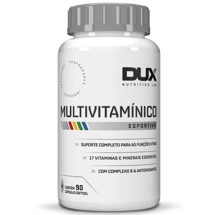 MULTIVITAMINICO DUX ESPORTIVO COMPLETO 90 CáPSULAS SOFTGEL