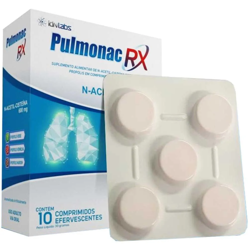 PULMONACRXN-ACETIL-CISTEíNA600MGC/10COMPRIMIDOS