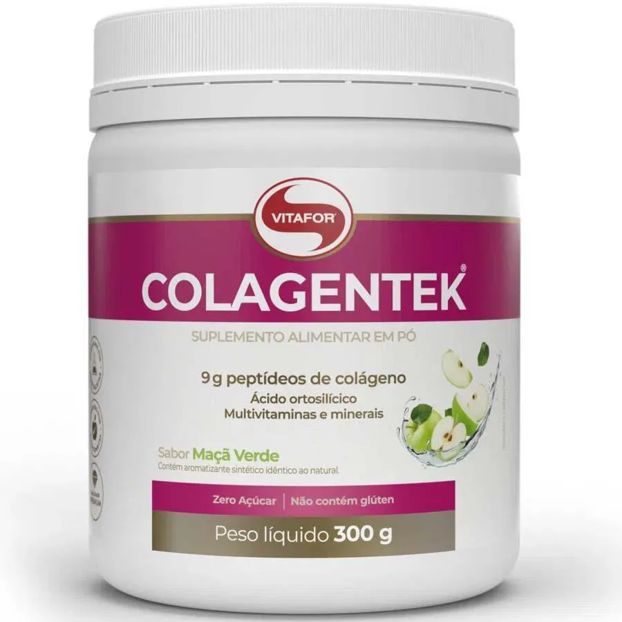 COLAGENO SABOR MACA VERDE COLAGENTEK 300G VITAFOR