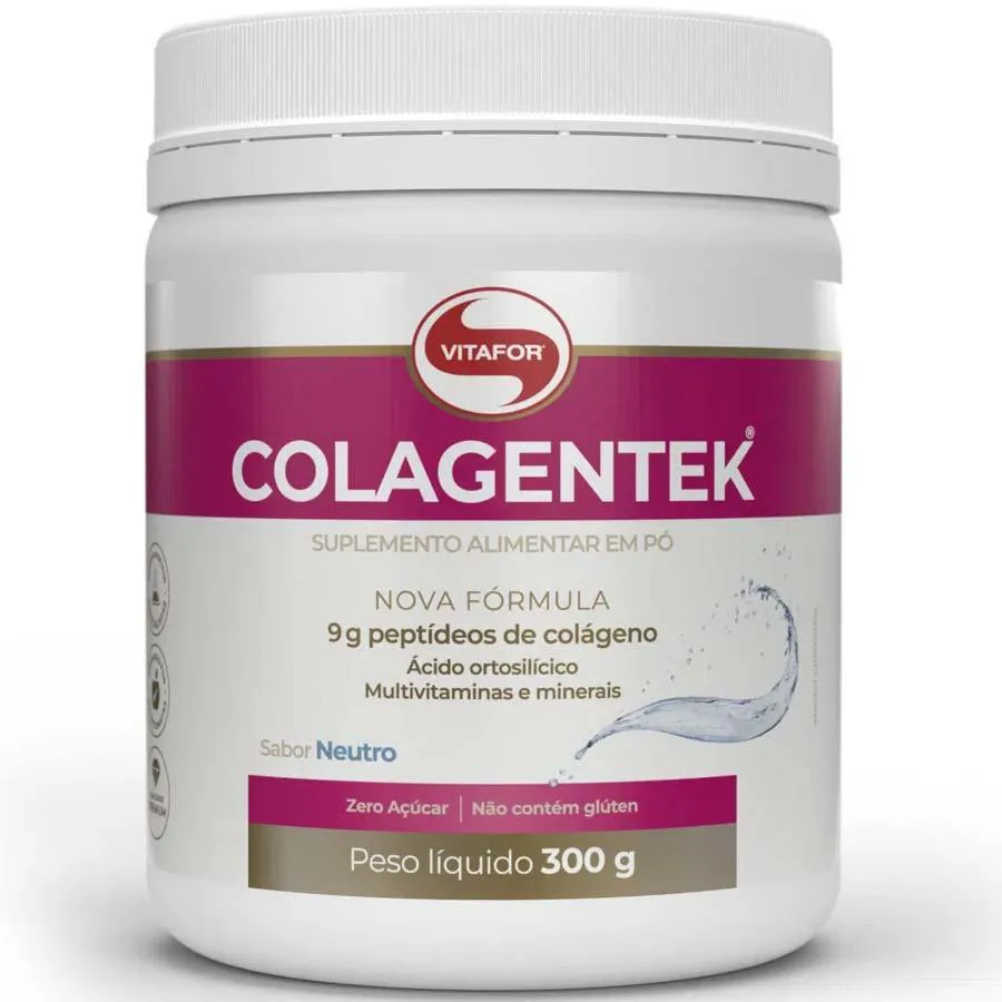 COLAGENTEK COLáGENO HIDROLISADO VITAFOR SABOR NEUTRO - 300G