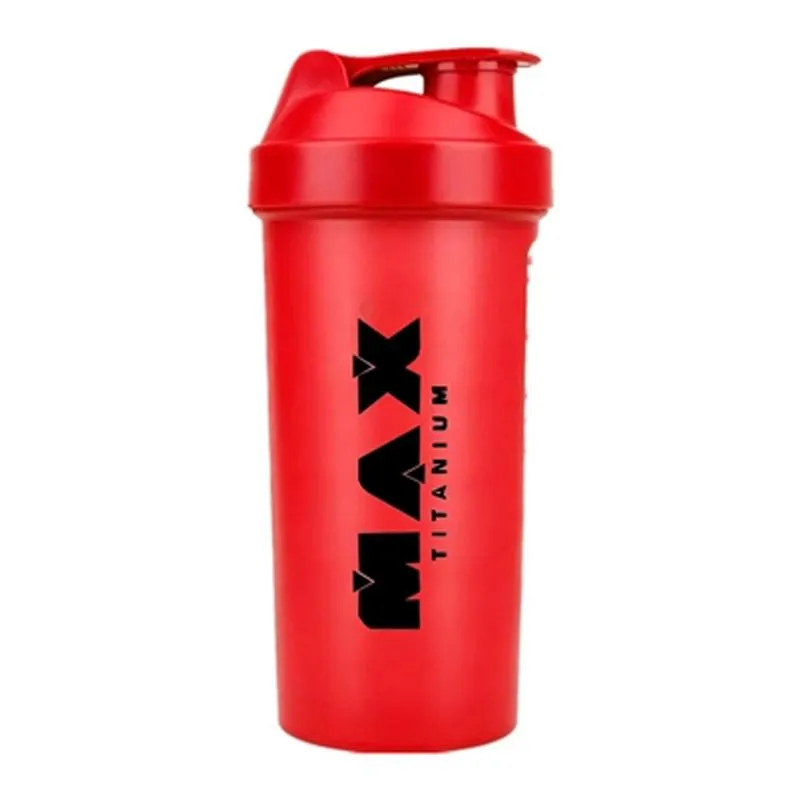 COQUETELEIRA ACADEMIA GARRAFA 700ML MAX TITANIUM VERMELHA