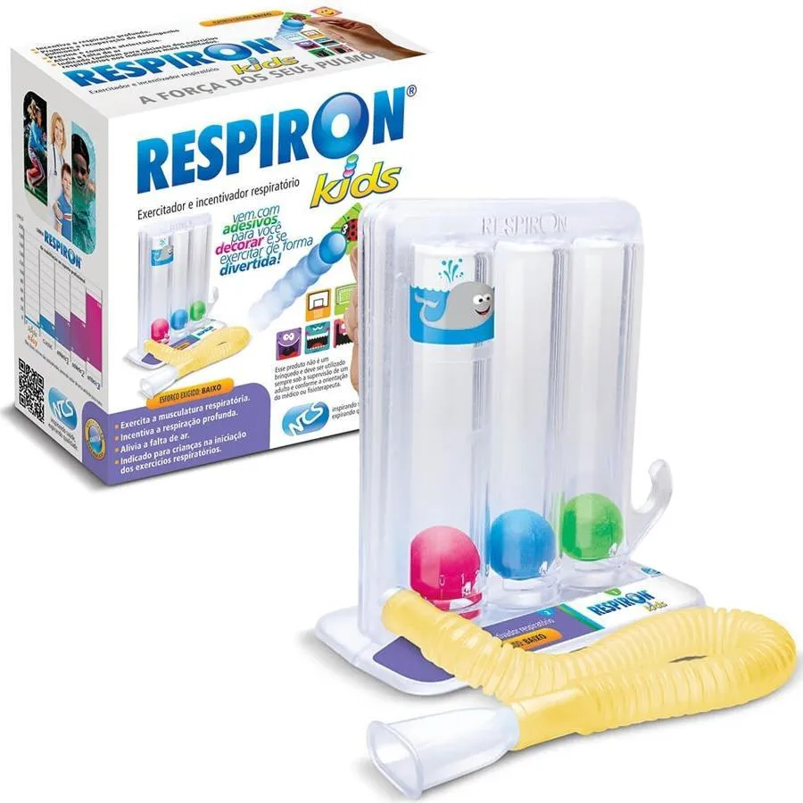 APARELHO PARA FISIOTERAPIA RESPIRATóRIA RESPIRON KIDS