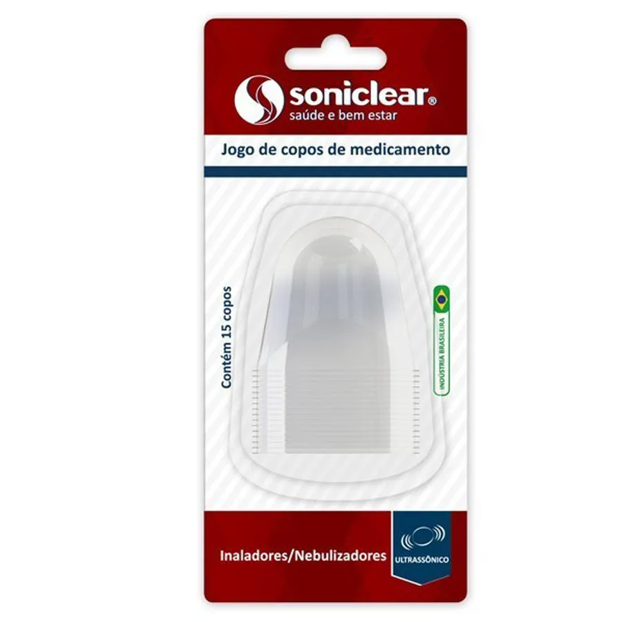 Kit Copos para Inalador Soniclear 15 unidades