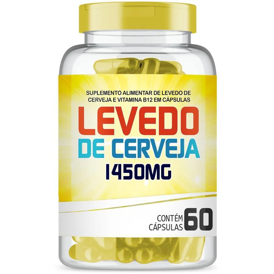 LEVEDO DE CERVEJA 1450MG COM 60 CáPSULAS | Droga Raia
