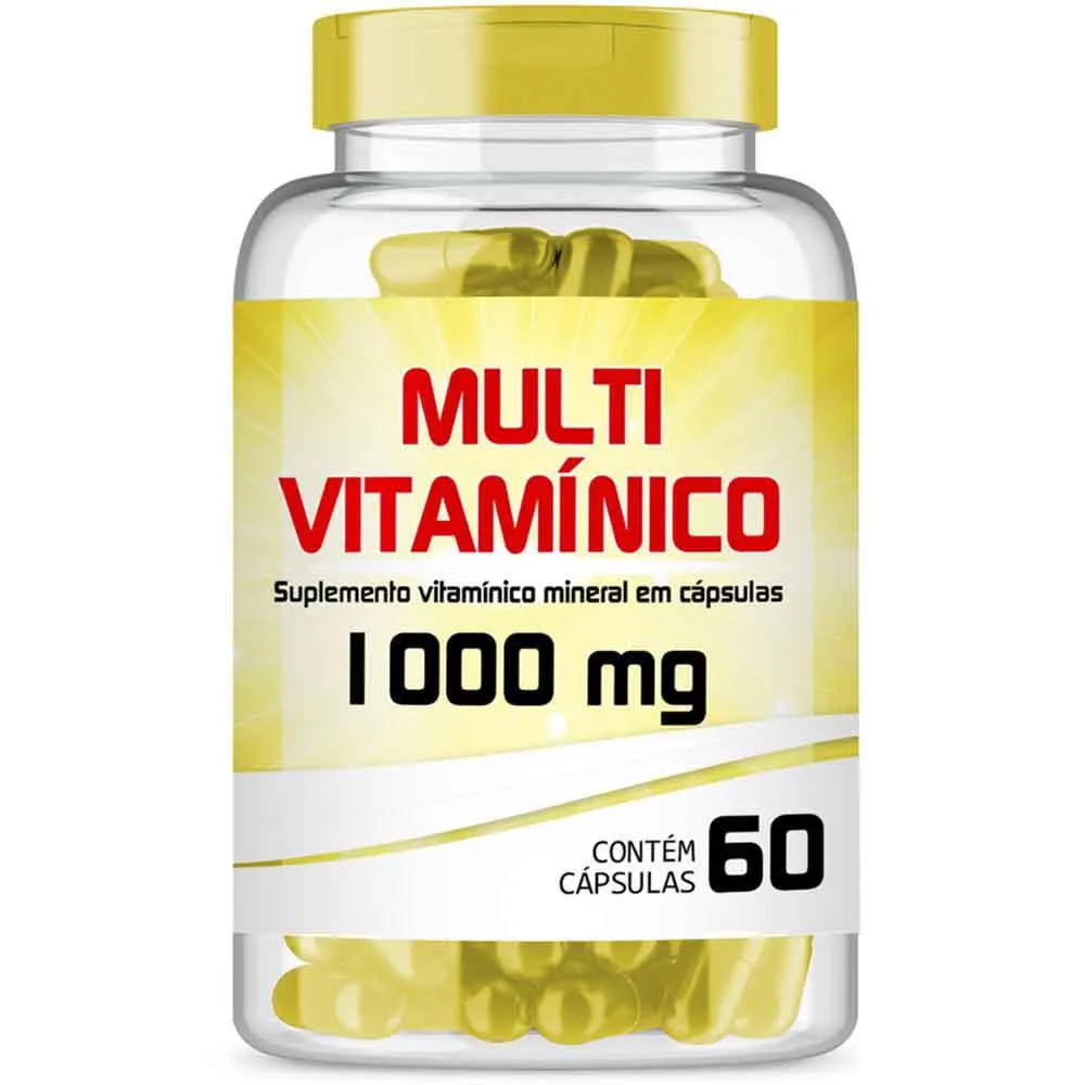 MULTIVITAMíNICO DE A-Z 1000MG COM 60 CáPSULAS GELATINOSAS