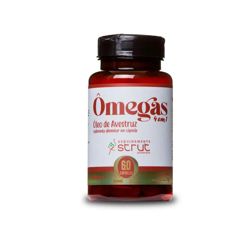 OLEO DE AVESTRUZ STRUT ORIGINAL OMEGA 3 6 7 9 HF SUPLEMENTS