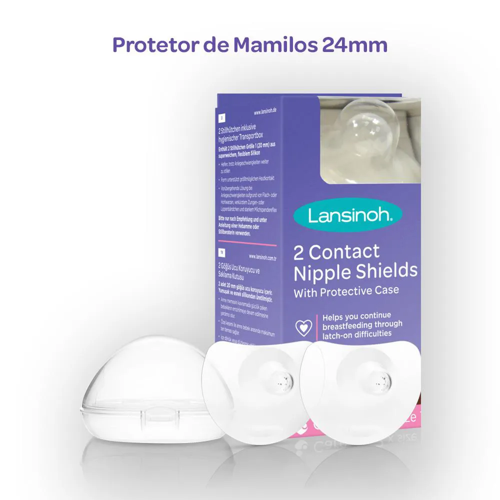 Protetor de Mamilos Lansinoh 24mm 2 Unidades