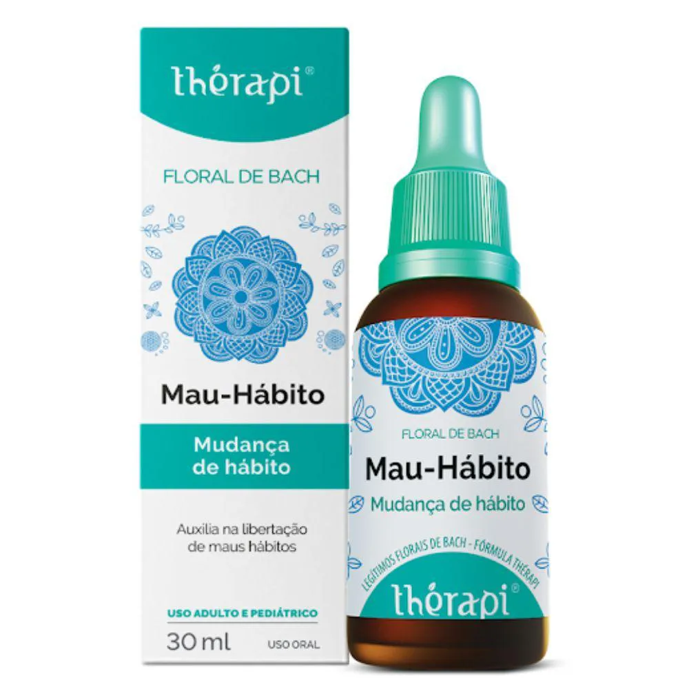 FLORAL DE BACH MAU HáBITO (MUDANçA DE HáBITO) 30ML - THéRAPI