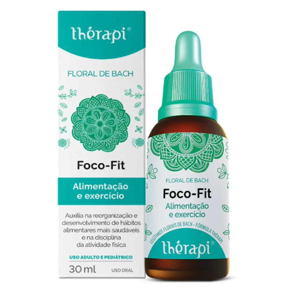 FLORAL DE BACH FOCO FIT ( ALIMENTAçãO E EXCERCíCIO) 30ML - THéRAPI