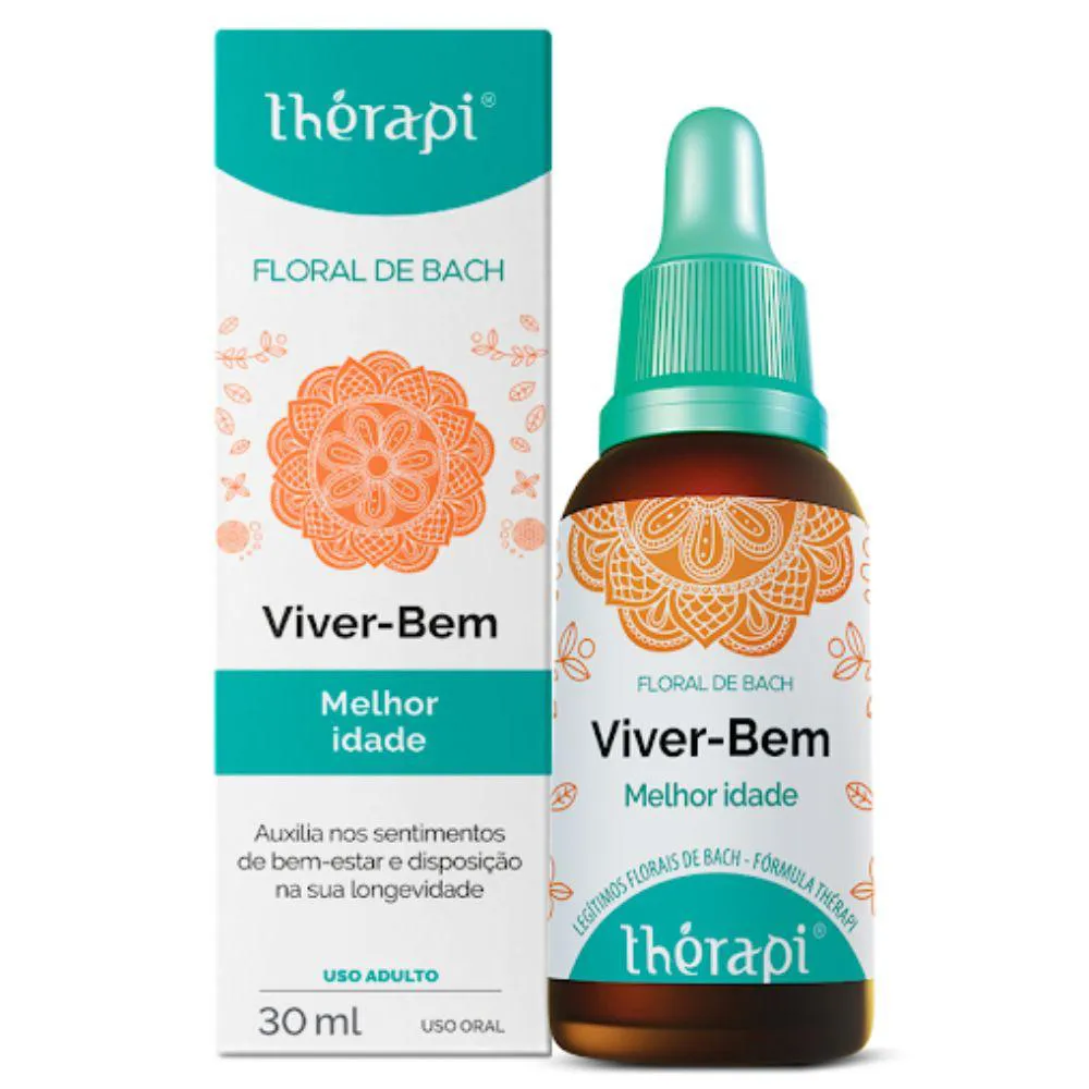 FLORAL DE BACH VIVER BEM (MELHOR IDADE) 30ML - THéRAPI