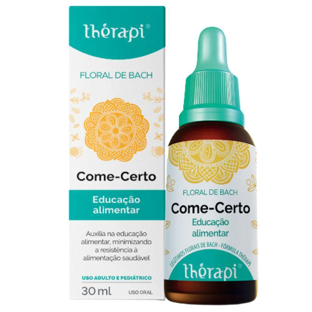 FLORAL BACH COME CERTO (EDUCAçãO ALIMENTAR) 30ML - THéRAPI