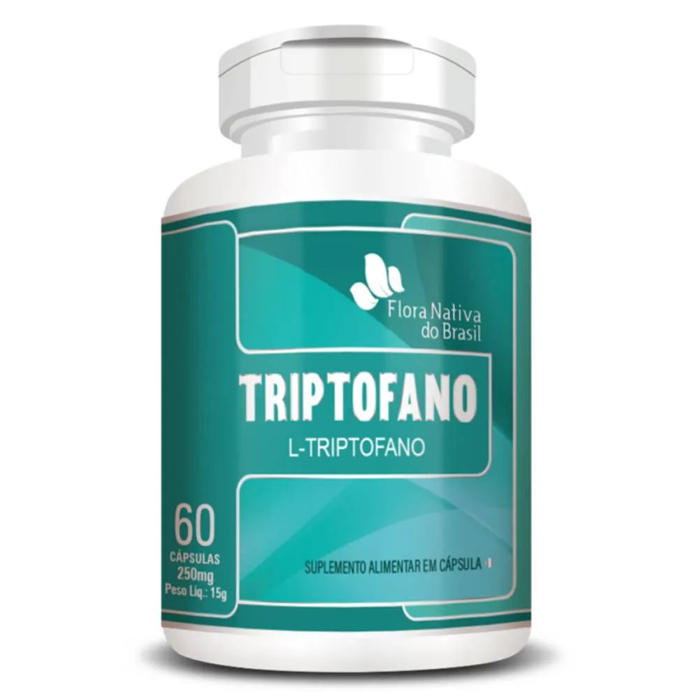 TRIPTOFANO 250MG 60 CáPSULAS - FLORA NATIVA