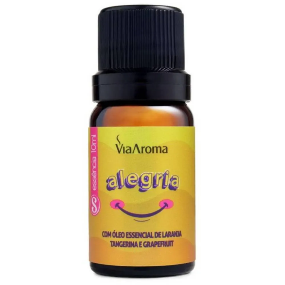 ESSêNCIA SENSAçõES ALEGRIA 10ML - VIA AROMA